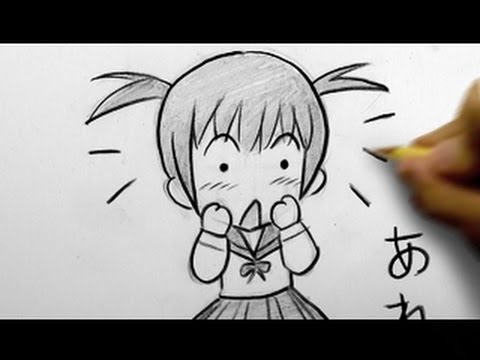 How to Draw a Chibi: Surprised - YouTube