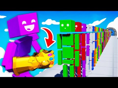 Assembling NEW INFINITY GAUNTLET To DESTROY RAGDOLLS (Fun With Ragdolls: The Game Funny Gameplay)