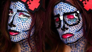 Trucco Fumetto  per Halloween -Roy Lichtenstein-