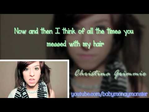 Christina Grimmie - Somebody That I Used To Know [Lyrics & Cover Video ...