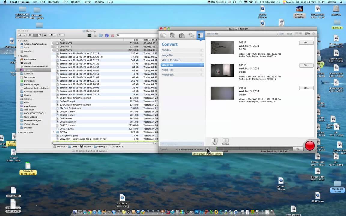 Como convertir videos .MTS a .MOV de quicktime parte 1 de 2 - YouTube