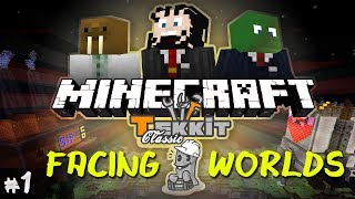 Minecraft: Tekkit PvP (Facing Worlds) with Sjin & co - Part 1!