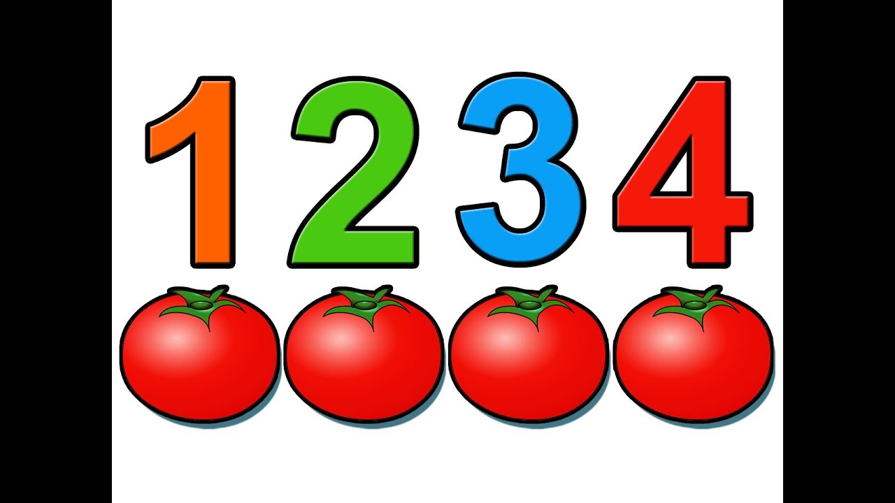 "Counting Tomatoes" - Kids Learn to Count 1234, Education for Babies