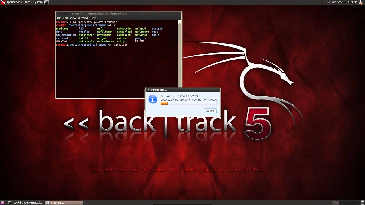 BackTrack 5 R1 - Armitage - YouTube