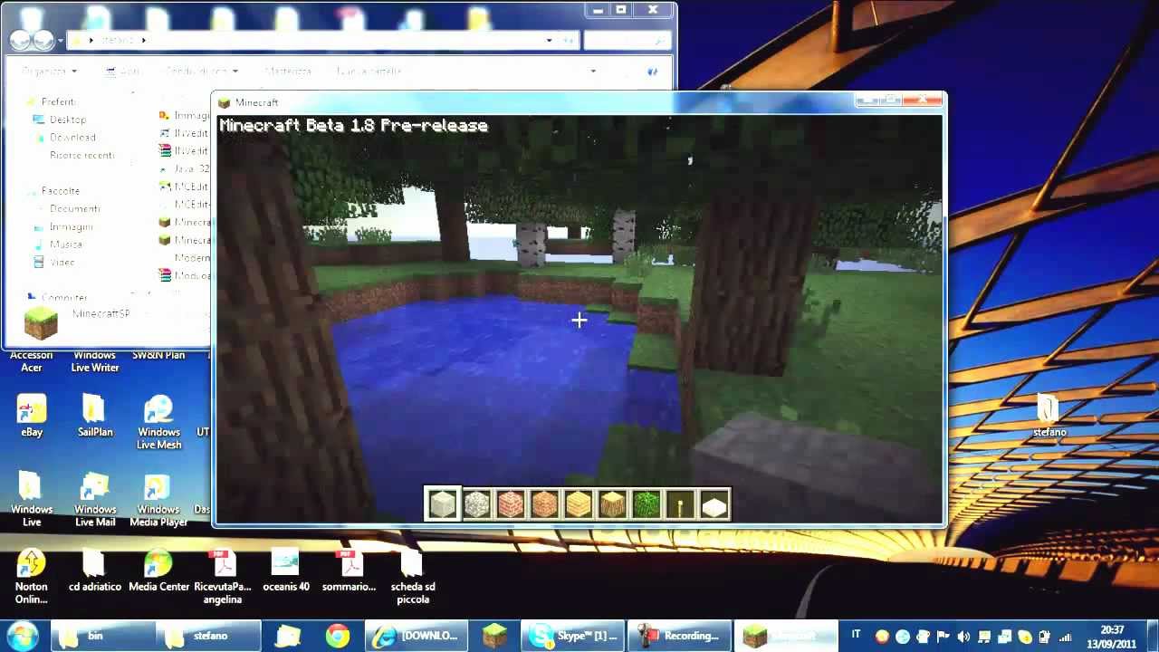 Come scaricare minecraft beta 1.8 PRE-RELASE - YouTube