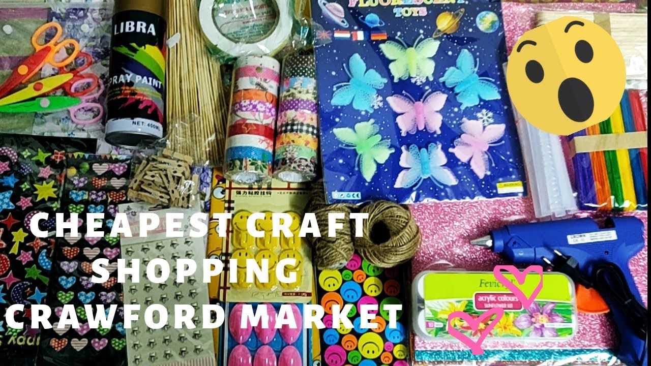 cheapest place to buy craft supplies