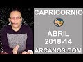 Video Horscopo Semanal CAPRICORNIO  del 1 al 7 Abril 2018 (Semana 2018-14) (Lectura del Tarot)