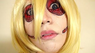 女型巨人メイク方法(化粧)Female Titan Makeup Tutorial