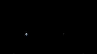 Earth and Moon Seen by Passing Juno Spacecraft