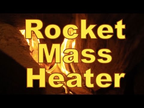 Rocket Mass Heater for Greenhouse
