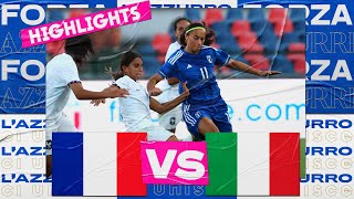 Highlights: Francia-Italia 4-3 | Under 17 Femminile | Qualificazione campionato europeo