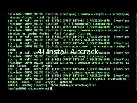 Video Tutorial: Installing Aircrack + Wicrawl on Ubuntu Linux ...