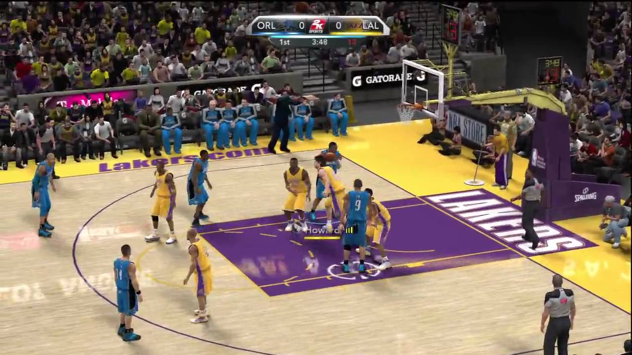 NBA 2k10 Demo as Magic - YouTube