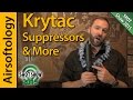 Krytac Accessories: Suppressors, Rails and More | SHOT Show 2015 | Airsoftology
