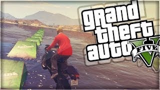 GTA 5 | Jump The Lake (GTA V Online Funny Moments)