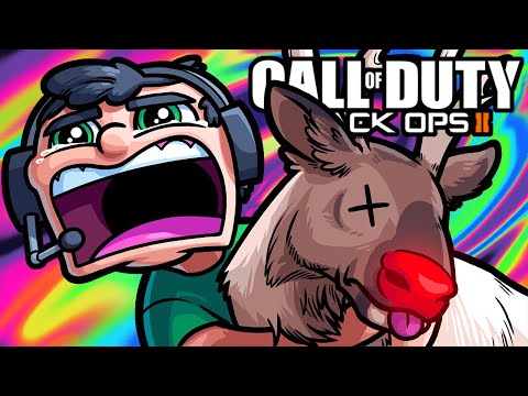 BO3 Zombies Funny Moments - Vanoss Fails to Save Christmas!