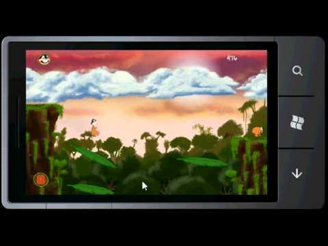 Leaping Lemmings Jungel World Windows Phone 7 Game App - YouTube