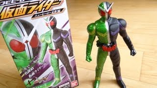 ソフビヒーロー 仮面ライダーW(ダブル) サイクロンジョーカー レビュー 全４種 鎧武(ガイム) ソーサラー インフィニティースタイル