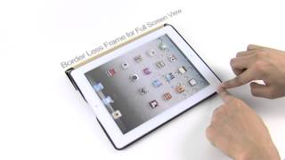 Jisoncase Executive Smart Case for iPad mini 1/2/3 White (JS-IDM-01H00)