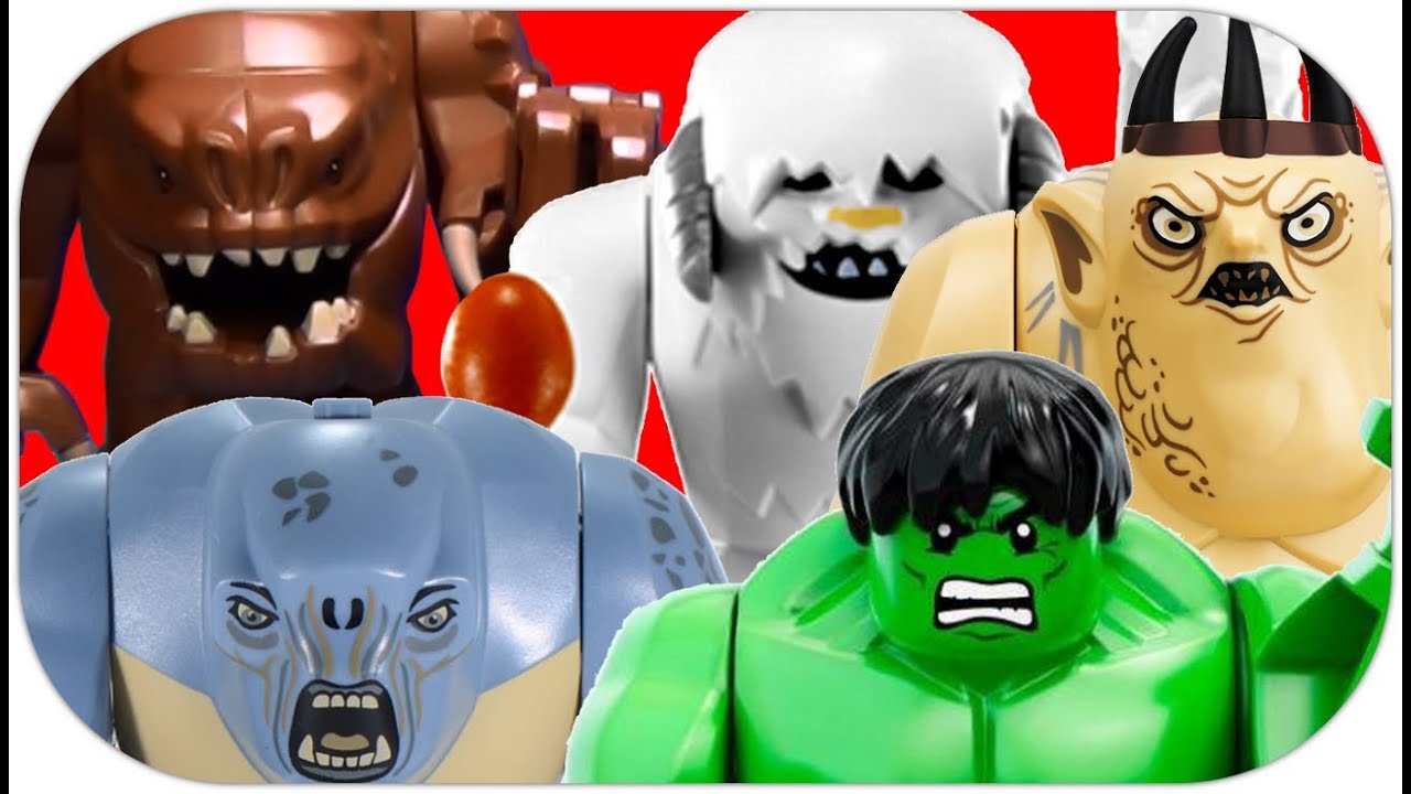 Ultimate Battle Royale of the Big Figs LEGO Comparison Review YouTube