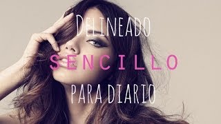 Delineado sencillo para diario