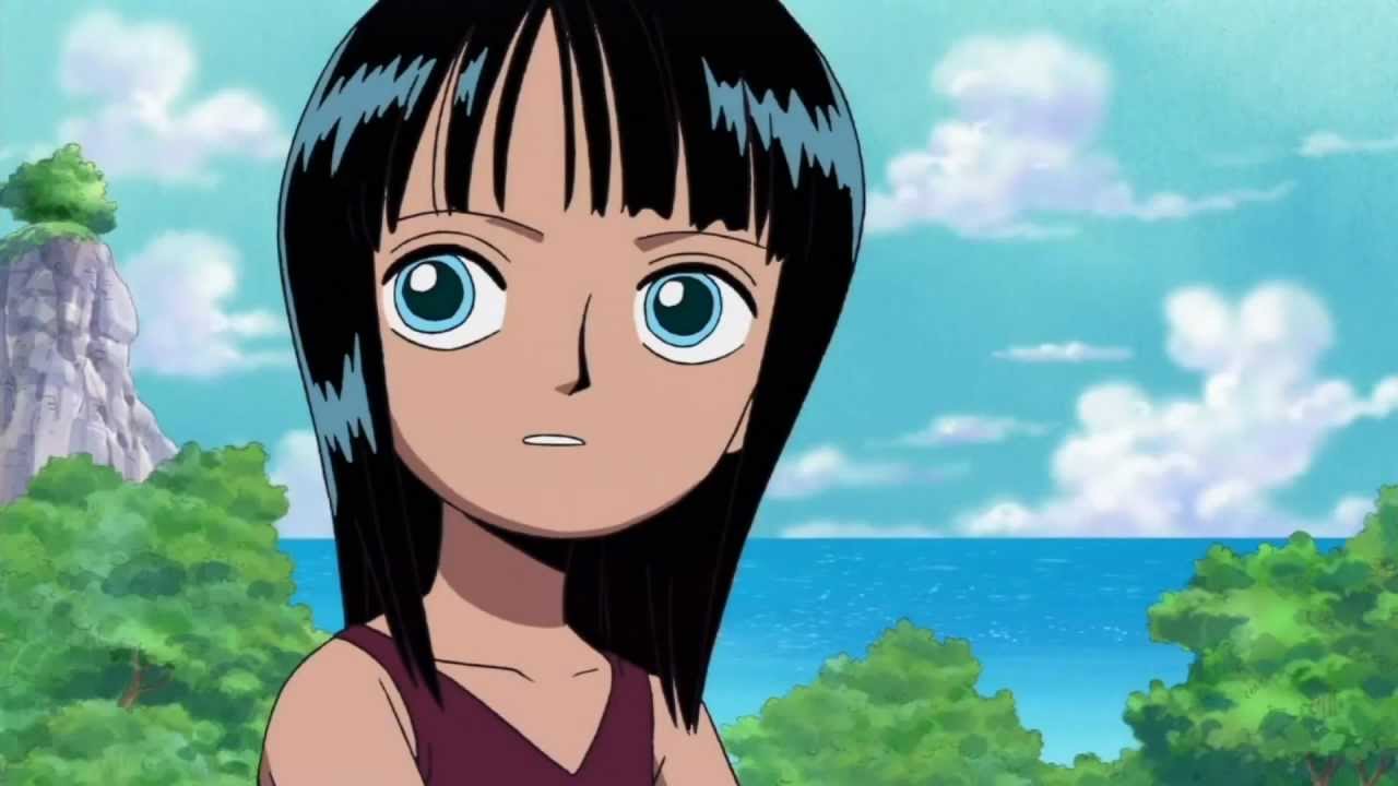 One Piece - Robin learns how to laugh - YouTube