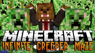 Minecraft Infinite Creeper Maze (Part 1)