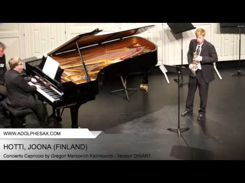 Dinant 2014 - Hotti, Joona - Concerto Capriccio by Gregori Markovich Kalinkovich
