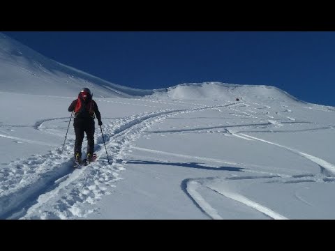 Ascensión y descenso con esquís de la Epaule Sud de la Grande Autane y La Coupa