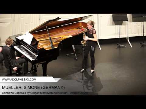 Dinant 2014 - Mueller, Simone - Concerto Capriccio by Gregori Markovich Kalinkovich