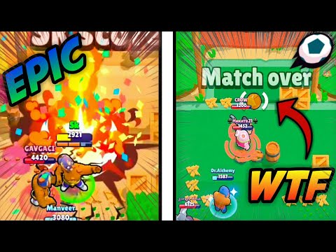 WTF/FUNNY/TOP moments in Brawl ball. Brawl stars.
