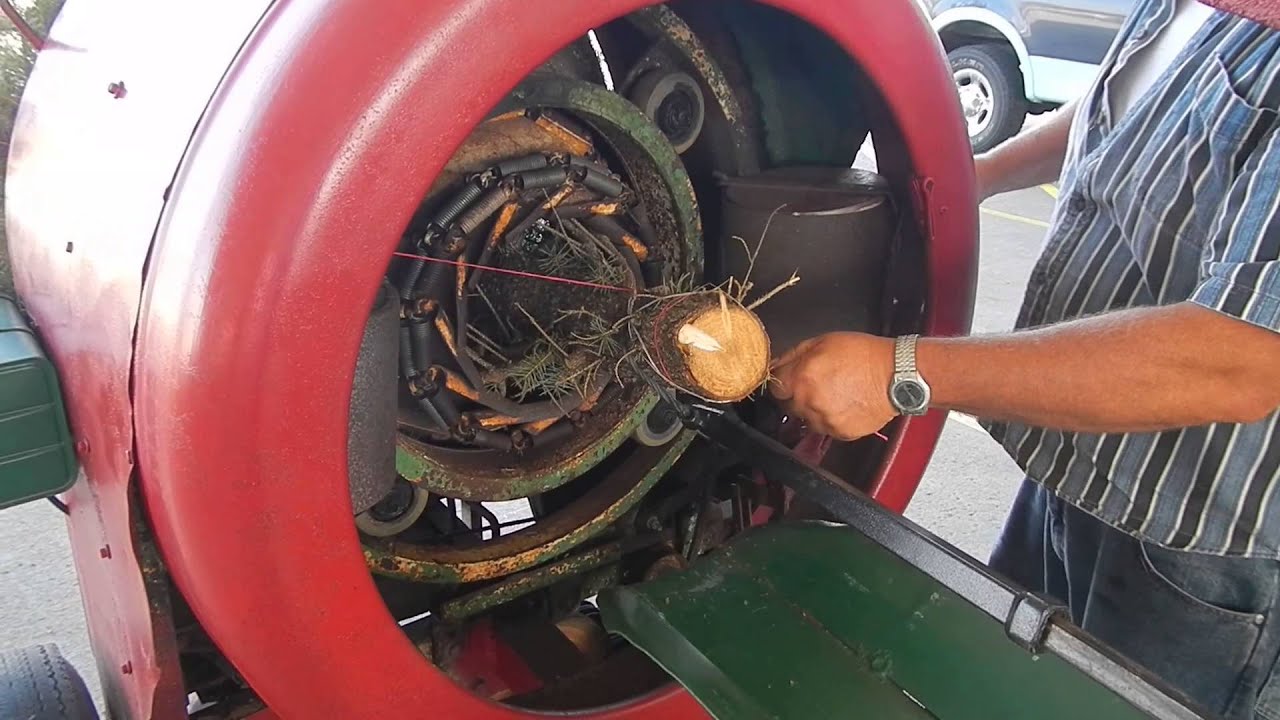 howey christmas tree baler youtube howey christmas tree baler youtube