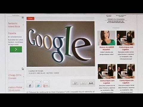 It has been dubbed the \'right to be forgotten\'.

In a case pitting privacy campaigners against Google, a top EU court says Internet firms can be made to remove irrelevant or excessive personal data from search engine results.

The European Court of Justice upheld a complaint by a Spanish man that Google searches on his name threw up links to a newspaper article in 1998 about his home being repossessed.

Google says it is disappointed at the landmark ruling from the Luxembourg-based court.

But i...
READ MORE : http://www.euronews.com/2014/05/13/eu-court-says-google-must-honour-right-to-be-forgotten

What is in the news today? Click to watch: http://eurone.ws/1kb2gOl

euronews: the most watched news channel in Europe
Subscribe! http://eurone.ws/10ZCK4a

euronews is available in 14 languages: http://eurone.ws/17moBCU

In English:
Website: http://www.euronews.com/news
Facebook: http://www.facebook.com/euronews
Twitter: http://twitter.com/euronews
Google+: http://google.com/+euronews
VKontakte: http://vk.com/en.euronews