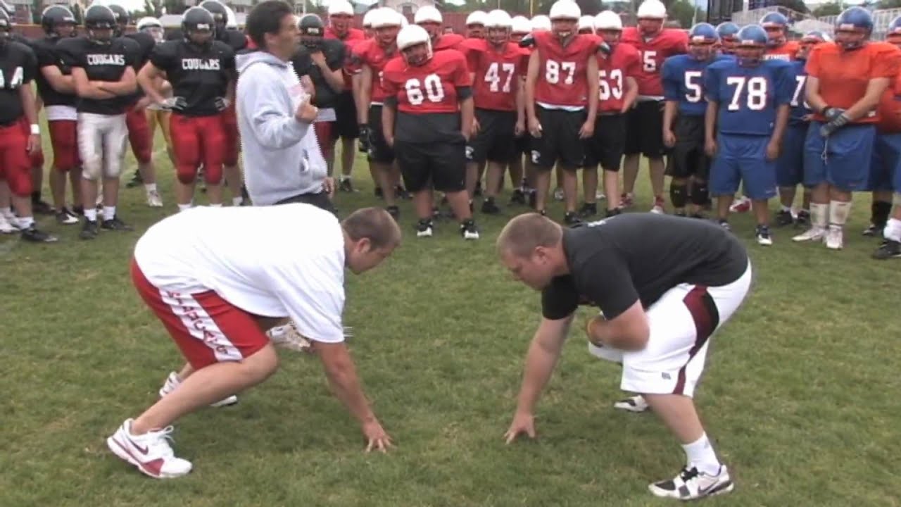 2009 Linfield Football Camp: DL Technique - YouTube