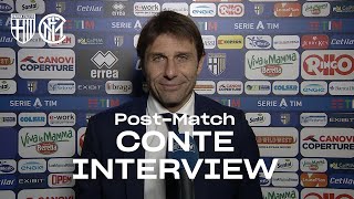 PARMA 1-2 INTER | ANTONIO CONTE EXCLUSIVE INTERVIEW: "It was a test of maturity for us" [SUB ENG]
