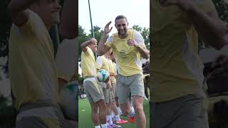 Rabiot enjoying the warm Milan welcome 🤪? | #shorts
