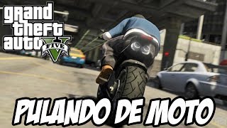 GTA V - Pulando com MOTOS de Prédio em Prédio