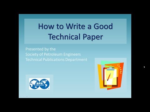 how to write a technical paper how to write a technical paper