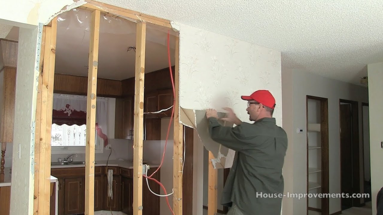 How To Remove Drywall from a Wall YouTube