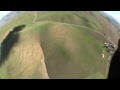 Speedriding - lądowanie na trawie + przestraszenie krowy
