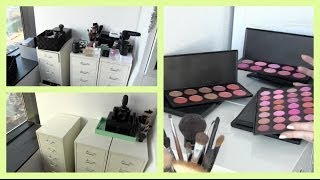 Beautystash opruimen ❤ bovenkant make-up kastjes