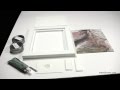 attaching paintings on panels to wooden floater frames