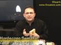 Video Horóscopo Semanal CÁNCER  del 12 al 18 Abril 2009 (Semana 2009-16) (Lectura del Tarot)