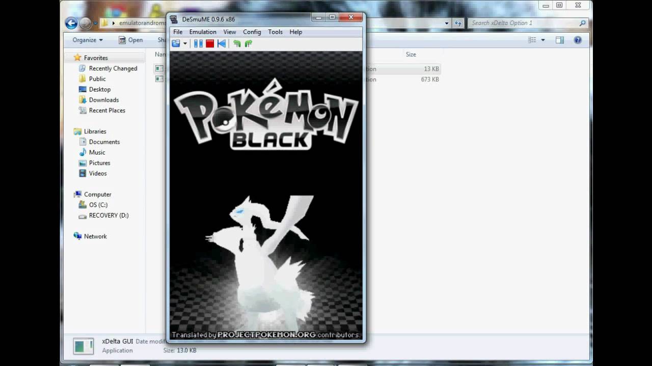 How To Use xDelta GUI To Patch Pokemon Black/White Has Full English ...