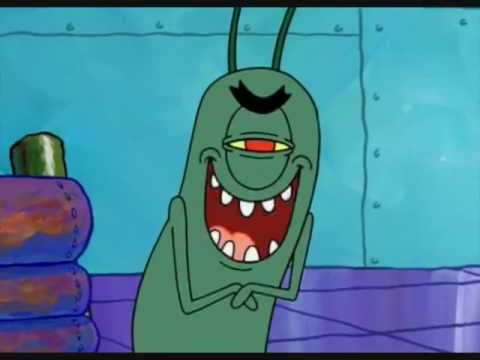 Plankton uses big words - YouTube