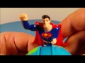 2000 DC SUPER HEROES SET OF 4 HARDEE'S COOL KID'S MEAL TOY'S VIDEO REVIEW