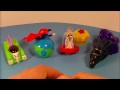 2000 DC SUPER HEROES SET OF 4 HARDEE'S COOL KID'S MEAL TOY'S VIDEO REVIEW