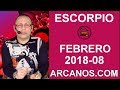 Video Horscopo Semanal ESCORPIO  del 18 al 24 Febrero 2018 (Semana 2018-08) (Lectura del Tarot)
