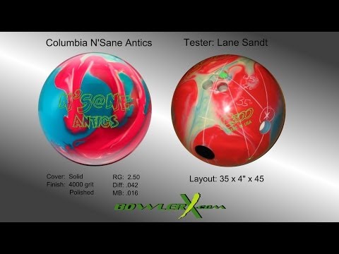 Columbia N’Sane Antics Ball Reaction Video – BowlerX.com