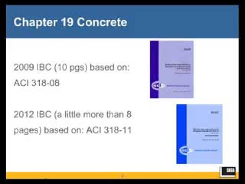 Significant Changes from ACI 318-08 to ACI 318-11